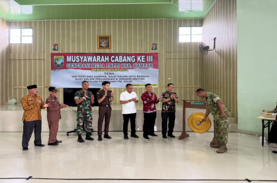 Wakili Bupati Kampar, Asisten III Al Kautsar Hadiri Muscab III GM FKPPI Kabupaten Kampar