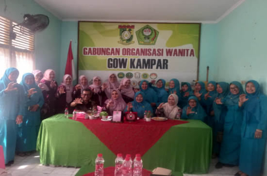 Terima Kunker GOW Kab. Agam Sumatera Barat, Ketua GOW Kab Kampar : Jalin Silahturahmi Melalui Organisasi