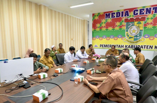 Pemkab Kampar Ikuti Rakor Inflasi dan Produk Halal Bersama Kemendagri dan Instansi Terkait 