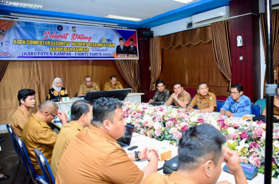 Tingkatkan Kapasitas dan Sumber Daya Agen CSIRT, Pemerintah Kabupaten Kampar Gelar Sosialisasi Keamanan Informasi