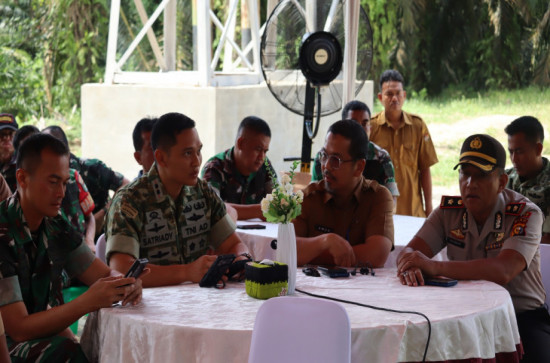 Bangun Infrastruktur Vital,Kodim 0313/KPR Ikuti Peresmian 218 Jembatan Garuda oleh Presiden RI Secara Daring.