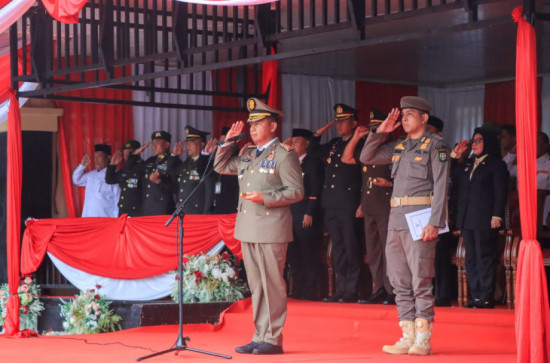 Bupati Kampar Ahmad Yuzar, S.Sos, MT Jadi Inspektur Upacara HUT ke-107 Damkar, ke-76 Satpol PP dan ke-64 Satlinmas Tahun 2026.