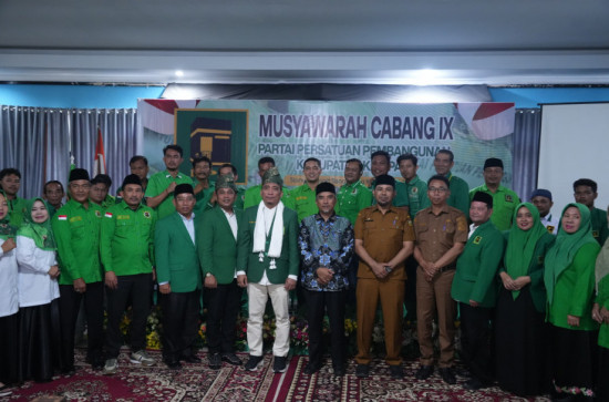 Wakili Bupati Kampar, Plt. Asisten I Sekda Kampar Hadiri Pembukaan Muscab IX PPP di Bangkinang.