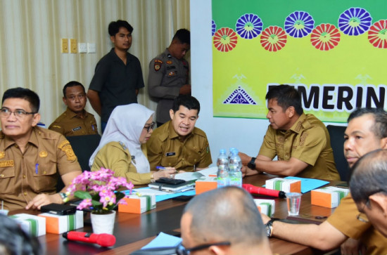 Bupati Kampar Ikuti Rakor Pengendalian Inflasi, Tegaskan Komitmen Dukung Program Strategis Nasional