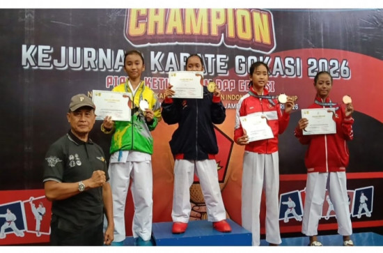 Alesha Ayudia Inara Sumbang Perak untuk Gokasi Riau di Kejurnas Karate Gokasi 2026