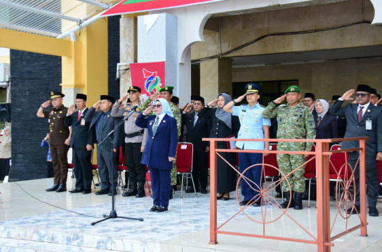 Upacara Harkitnas Ke 118 Di Kab. Kampar, Wakil Bupati Kampar Ajak untuk meneguhkan kembali arah perjalanan bangsa dengan menempatkan Asta Cita,  Sebagai Kompas Utama