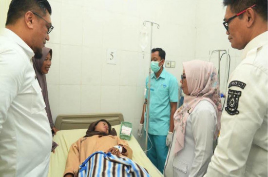 Cek Langsung SPPG dan Kunjungi Siswa Diduga Keracunan MBG di Tapung Hulu, Kasatgas Pastikan Penanganan