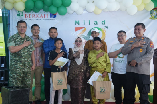 Wakil Bupati Kampar Hadiri Pembukaan Bakti Sosial Khitan Massal dan Donor Darah dalam Rangka Milad ke-30 Bank Syariah Berkah