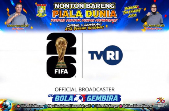 Piala Dunia 2026, Pemkab Kampar Gelar Nobar.