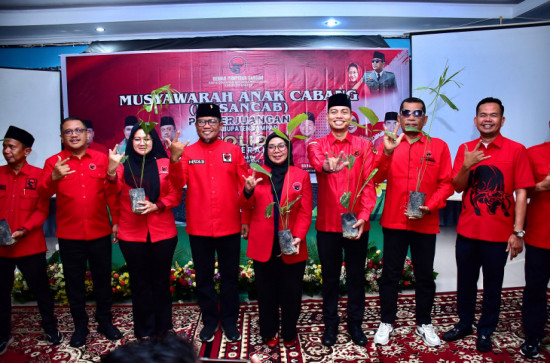 Wakil Bupati Kampar Hadir Dan Ikuti Musyawarah Anak Cabang PDI Perjuangan Se Kabupaten Kampar