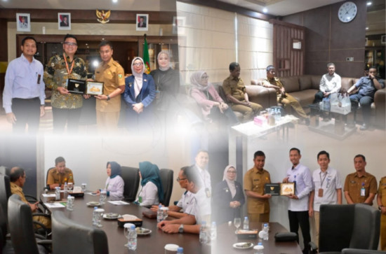 Terima Audiensi BRI, BNI, Mandiri Taspen, dan BPJS Ketenagakerjaan, Bupati Kampar Minta Sinergi Bangun Kabupaten Kampar